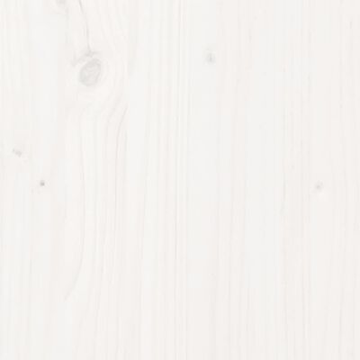 vidaXL Posteľný rám borovicový masív 90x190 cm biely malé jednolôžko