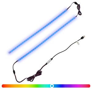 vidaXL LED p&aacute;s 110 cm Viacfarebn&yacute; PVC