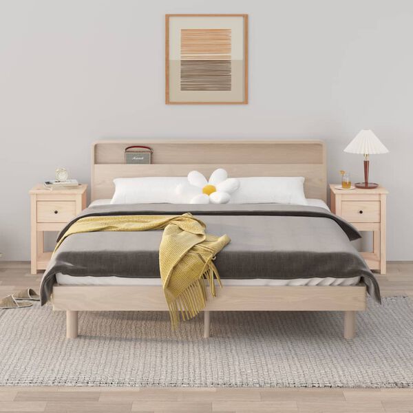 vidaXL Nočn&eacute; stol&iacute;ky 2 ks 40x35x61,5 cm mas&iacute;vne borovicov&eacute; drevo