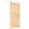 vidaXL Posuvn&eacute; dvere Pr&iacute;rodn&aacute; a biela 95 x 210 cm