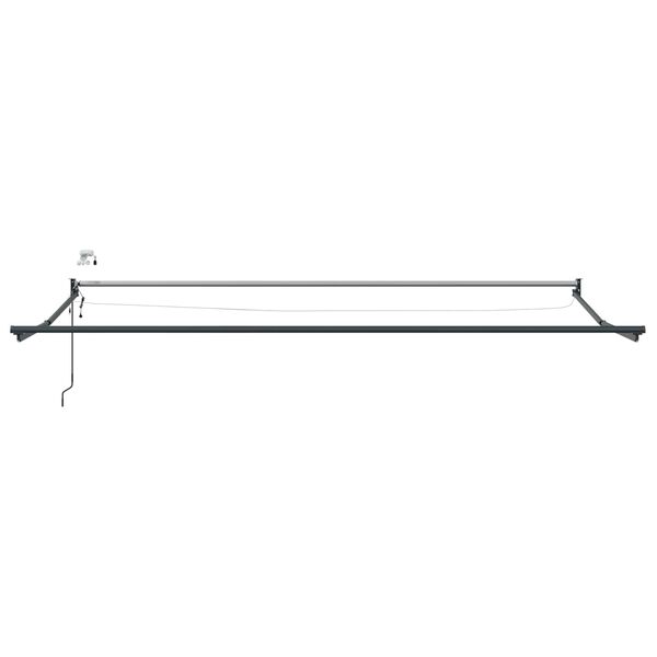 vidaXL Elektrick&yacute; automatick&yacute; r&aacute;m mark&iacute;zy Antracit 4 &times; 3 m Hlin&iacute;k