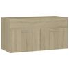 vidaXL Skrinka pod um&yacute;vadlo, dub sonoma 90x38,5x46cm, kompozitn&eacute; drevo