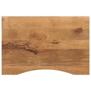 vidaXL Stolov&aacute; doska so zakriven&iacute;m 80x60x2,5 cm surov&yacute; mangov&yacute; mas&iacute;v