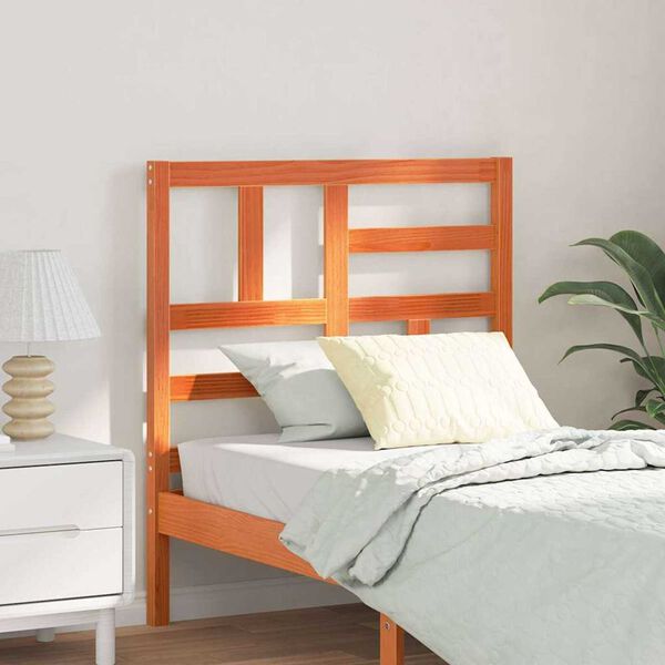 vidaXL Čelňa postele s čelnou doskou Včelí hnedý 80,5 x 4 x 104 cm