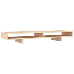 vidaXL Stojan na monitor 100x27x14 cm mas&iacute;vna borovica