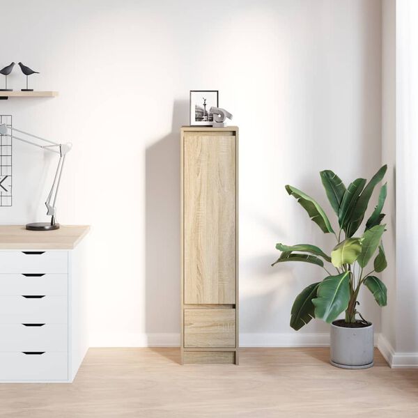 vidaXL Highboard dub sonoma 29,5x34x119,5 cm umel&eacute; drevo