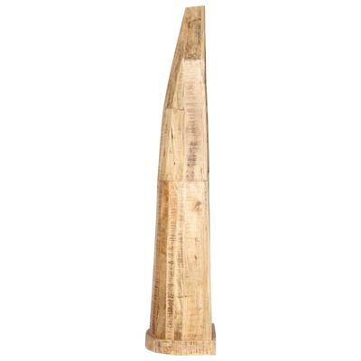 vidaXL Knižnica 50x40x180 cm masívne mangovníkové drevo