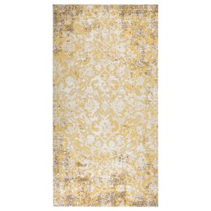 vidaXL Vonkaj&scaron;&iacute; koberec hladk&eacute; tkanie 80x150 cm žlt&yacute;