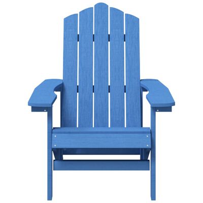 vidaXL Záhradná stolička Adirondack HDPE bledomodrá