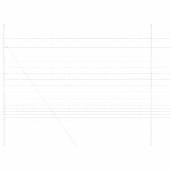 vidaXL Pastiersky plot Strieborn&aacute; 25 x 1,6 m Pozinkovan&aacute; oceľ