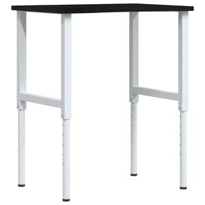 vidaXL pracovn&yacute; st&ocirc;l tmavohned&aacute; 80x60x(71,5-98) cm mas&iacute;vny dub