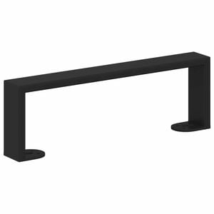 vidaXL Nohy n&aacute;bytku 12 ks Čierna 311 x 40,5 x 100 mm Železo
