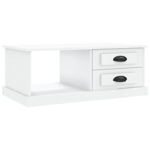 vidaXL Konferenčn&yacute; stol&iacute;k biely 90x50x35 cm spracovan&eacute; drevo