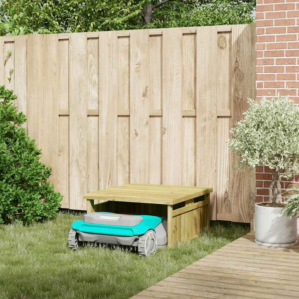 vidaXL Gar&aacute;ž na kosačku Hned&aacute; 73,5 x 81,5 x 38,5 cm