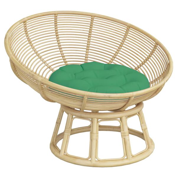 vidaXL Okr&uacute;hly vank&uacute;&scaron; zelen&yacute; &Oslash; 60 x 11 cm oxfordsk&aacute; l&aacute;tka