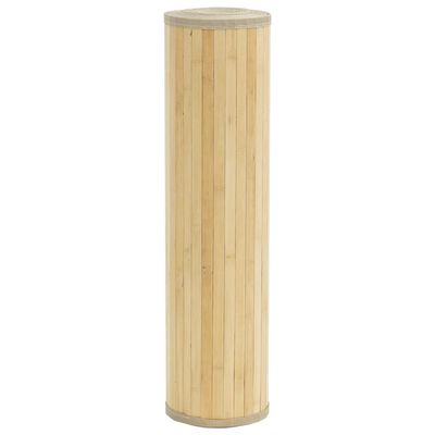 vidaXL Koberec obdĺžnikový bledý prírodný 70x200 cm bambus