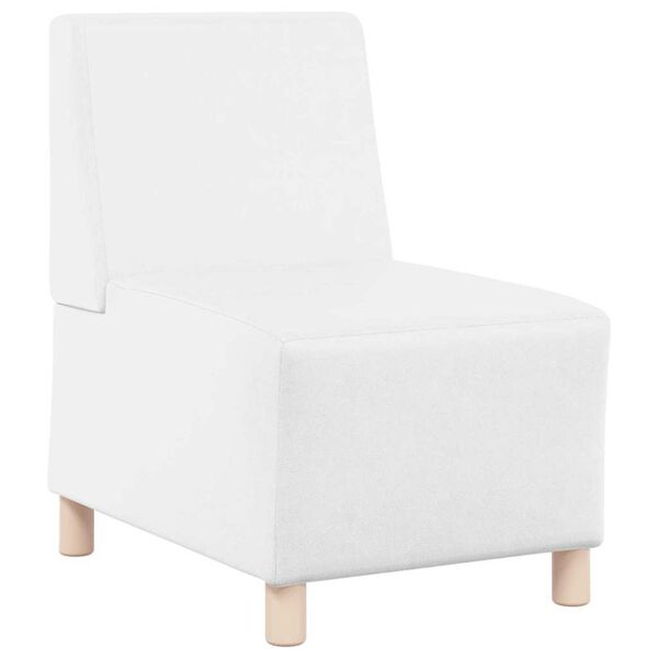 vidaXL Bezr&uacute;čkov&aacute; modul&aacute;rna sofa jednotka 2 pcs Biela 55 x 74 x 82 cm
