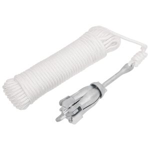 vidaXL Skladacia kotva s lanom strieborn&aacute; 1,5 kg kujn&eacute; železo