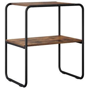 vidaXL Konzolov&yacute; st&ocirc;l Dymov&yacute; dub 80 x 42,5 x 70 cm Kompozitn&eacute; drevo