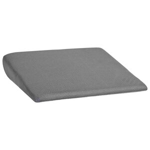 vidaXL Podložka na sedadlo Siv&aacute; 39 x 38 x 8,5 cm PU pena