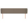 vidaXL Čelo postele so z&aacute;hybmi sivohned&yacute; 203x23x78/88 cm l&aacute;tka