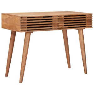 vidaXL Ručne vyroben&yacute; st&ocirc;l Teakov&aacute; hned&aacute; 100 x 48 x 76 cm