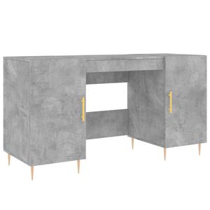 vidaXL St&ocirc;l bet&oacute;novo siv&yacute; 140x50x75 cm kompozitn&eacute; drevo