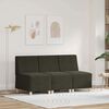 vidaXL Bezrúčková modulárna sofa jednotka 3 pcs Zelená 55 x 74 x 82 cm