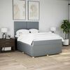 vidaXL Boxspring posteľ s matracom svetlosiv&aacute; 100x200 cm l&aacute;tka
