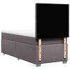 vidaXL Boxspring posteľ s matracom sivá 100x200 cm umelá koža