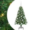 vidaXL Umel&yacute; vianočn&yacute; stromček Zelen&aacute; 120 cm PVC a Oceľ a Plast