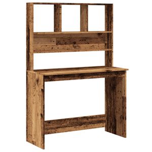 vidaXL Stol&iacute;k s policami star&eacute; drevo 102x45x148 cm kompozitn&eacute; drevo