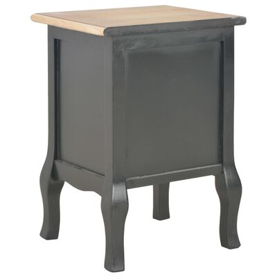 vidaXL Nočný stolík 2 ks, čierny 35x30x49 cm, MDF