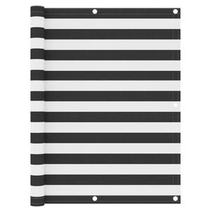 vidaXL Balk&oacute;nov&aacute; mark&iacute;za, antracit a biela 120x600 cm, oxfordsk&aacute; l&aacute;tka