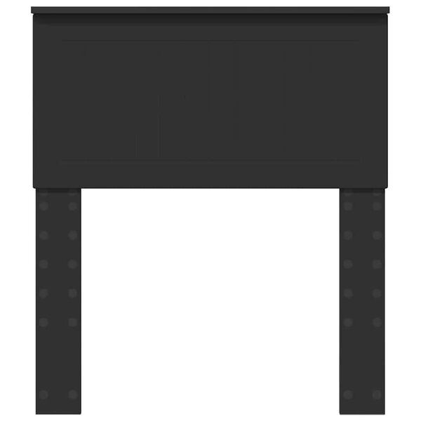 vidaXL Zadné čelo s čelnou doskou Čierny dub 75 cm Kompozitné drevo