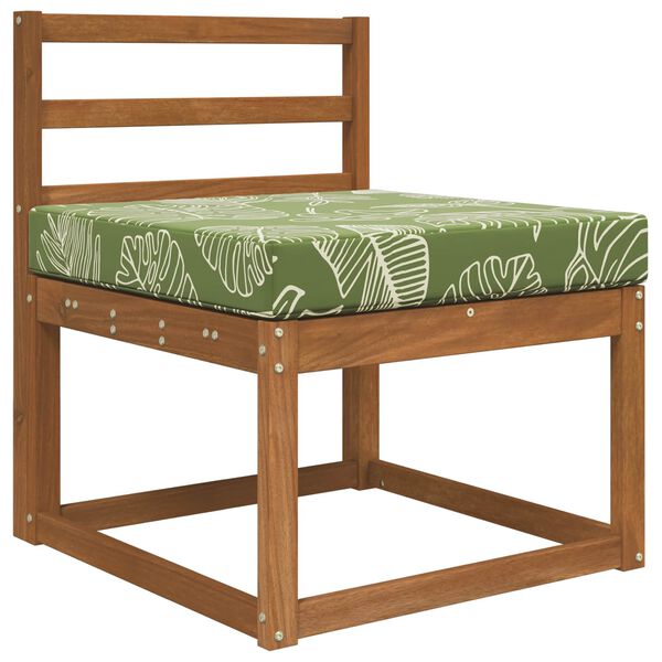 vidaXL Vank&uacute;&scaron; na vonkaj&scaron;iu pohovku Design s listami 60 x 60 x 8 cm