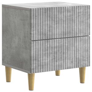 vidaXL Nočn&yacute; stol&iacute;k Bet&oacute;novo siv&aacute; 43 x 34,5 x 48 cm Kompozitn&eacute; drevo