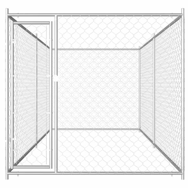 vidaXL Vonkaj&scaron;ia voli&eacute;ra pre psy 382x192x185 cm