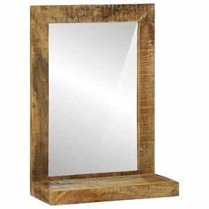 vidaXL K&uacute;peľňov&eacute; zrkadlo Hned&aacute; 50 x 22 x 70 cm Mas&iacute;vne mango drevo