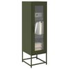 vidaXL Highboard Olive Green 36x39x123 cm Oceľ valcovan&aacute; za studena