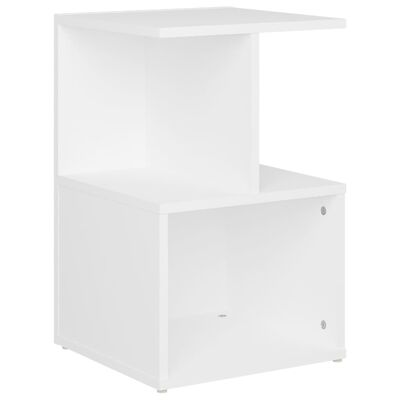 vidaXL Nočný stolík, biely 35x35x55 cm, kompozitné drevo