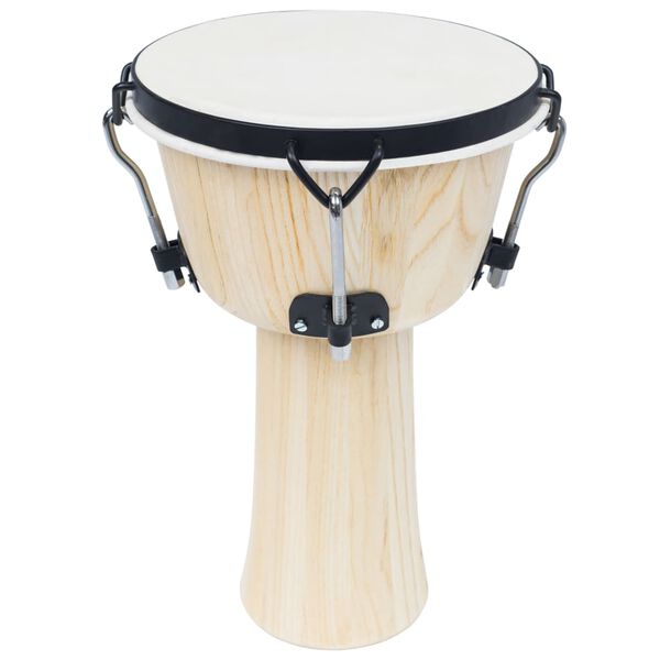 vidaXL Bubon djembe s kolíkovým ladením 25 cm kozia koža