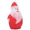 vidaXL LED vianočn&aacute; akrylov&aacute; fig&uacute;rka Santu exteri&eacute;r aj interi&eacute;r 28 cm