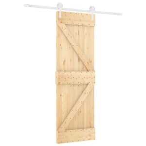 vidaXL Posuvn&eacute; dvere Pr&iacute;rodn&aacute; a biela 70 x 210 cm