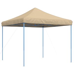 vidaXL P&aacute;rty stan 292 x 292 x 315 cm B&eacute;žov&aacute; Oxfordsk&aacute; l&aacute;tka