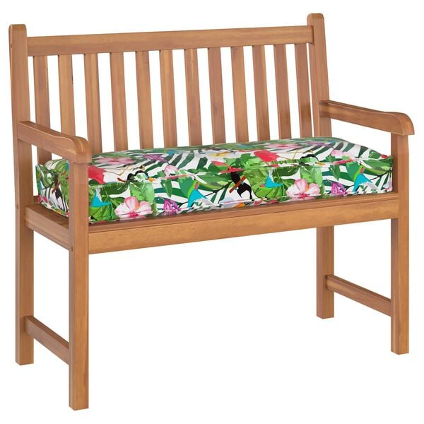 vidaXL Podložka Kvetinov&yacute; Viacfarebn&yacute; 110 x 40 x 8 cm Oxfordsk&aacute; l&aacute;tka