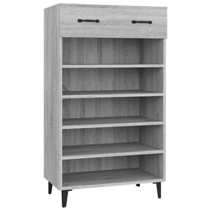 vidaXL Botn&iacute;k siv&yacute; dub sonoma 60x35x105 cm spracovan&eacute; drevo