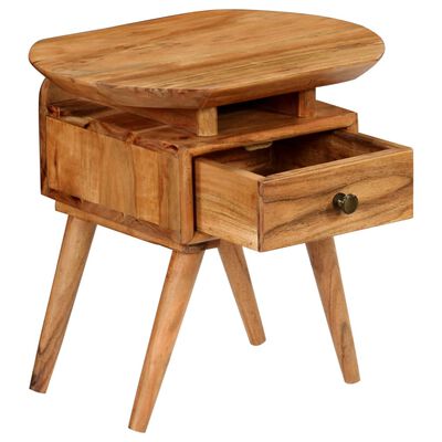 vidaXL Nočný stolík 45x35x45 cm masívne akáciové drevo
