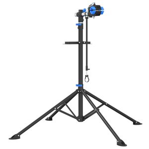 vidaXL Stojan na opravu bicykla skladac&iacute; nastaviteľn&yacute; 108-188 cm oceľ