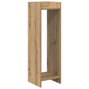 vidaXL Stojan na rastliny Dub artisan 30 x 30 x 100 cm